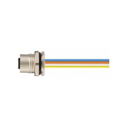 Connecteur femelle M12, 4 pol., codage D IP67, 4A, non-blindé